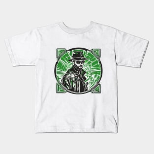 Mysterious Noir Detective Artwork No. 600 Kids T-Shirt